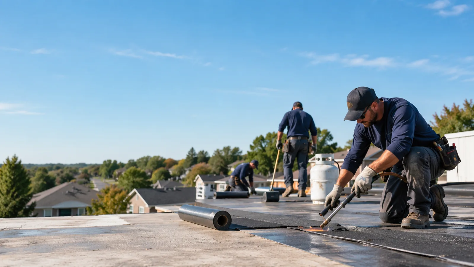 Flat Roof Leak Repair providers in Bison, OK